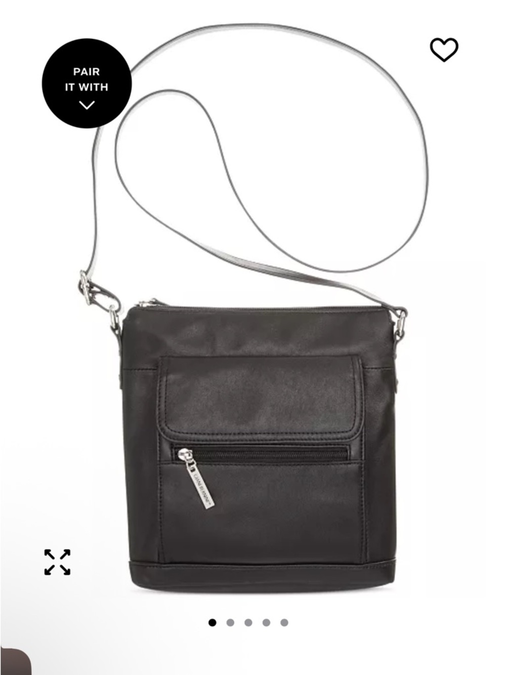 Bernini Venice Nappa Leather Crossbody - Picture 4 of 14